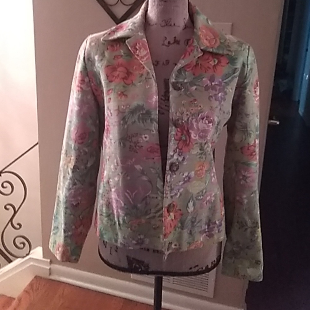 100 % cotton Coldwater Creek blazer